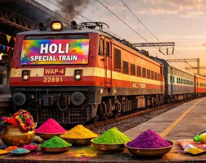 होली स्पेशल का तोहफा: कोलकाता-दिल्ली रूट पर 26 ट्रेनें, बिहार यात्रियों की बढ़ी राहत