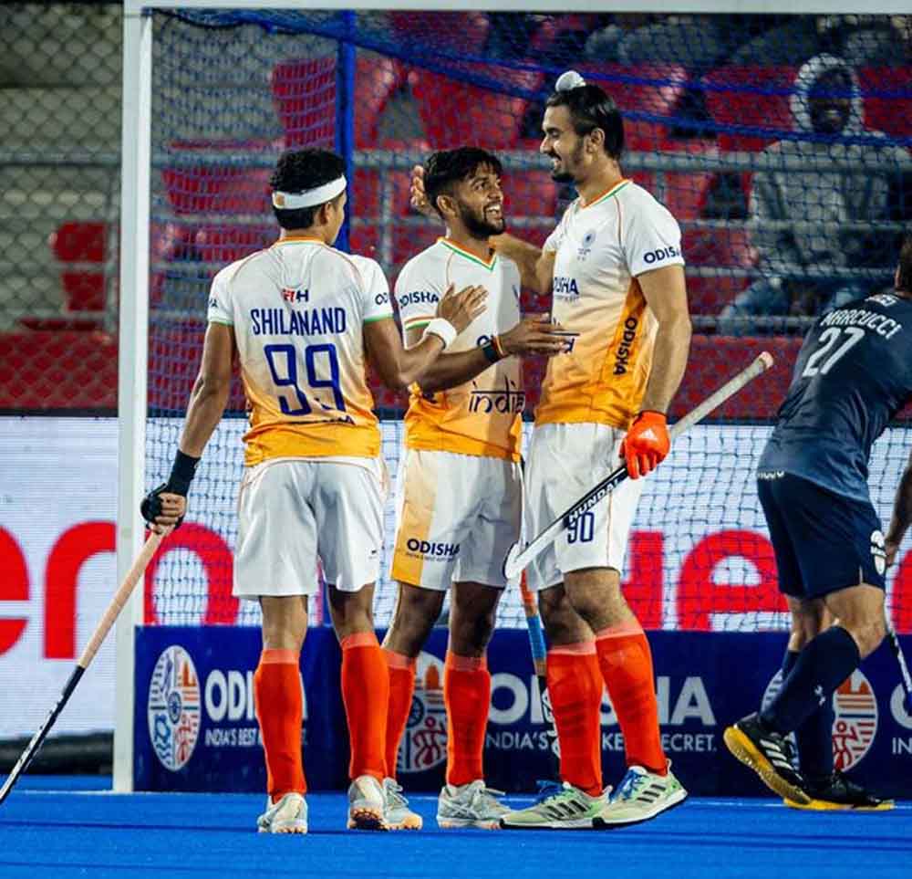 अर्जेंटीना ने एफआईएच प्रो-लीग के मुकाबले में भारत को 4-2 से हराया