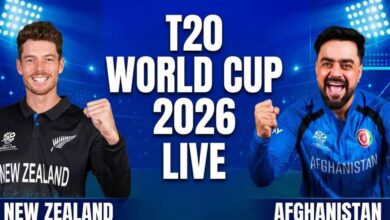 मुजीब का कहर! न्यूजीलैंड को डबल झटका, एलन–रचिन एक ही ओवर में ढेर