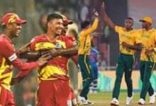 टॉस जीतकर दक्षिण अफ्रीका का फैसला, वेस्टइंडीज करेगी पहले बल्लेबाजी