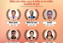 अभ्युदय योजना से मिली उड़ान, यूपीएससी-2025 में 6 अभ्यर्थियों का चयन