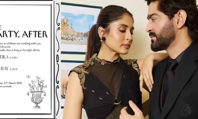 कृतिका कामरा और गौरव कपूर की शादी का अनोखा निमंत्रण, कार्ड में लिखा – जल्दी आइए और देर रात तक रुकिए