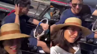 प्रियंका चोपड़ा का रोमांटिक अंदाज़: ओपन कार में ड्राइव के दौरान  निक जोनस के बालों पर फेरा हाथ