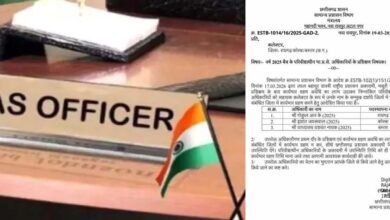 2025 बैच के IAS परिवीक्षाधीन अधिकारियों को मिली नई जिम्मेदारी, सहायक कलेक्टर के रूप में पदस्थापन 2025 बैच के IAS परिवीक्षाधीन अधिकारियों को मिली नई जिम्मेदारी, सहायक कलेक्टर के रूप में पदस्थापन