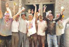 गणपति विहार दुर्ग में रही होली की धूम