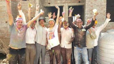 गणपति विहार दुर्ग में रही होली की धूम