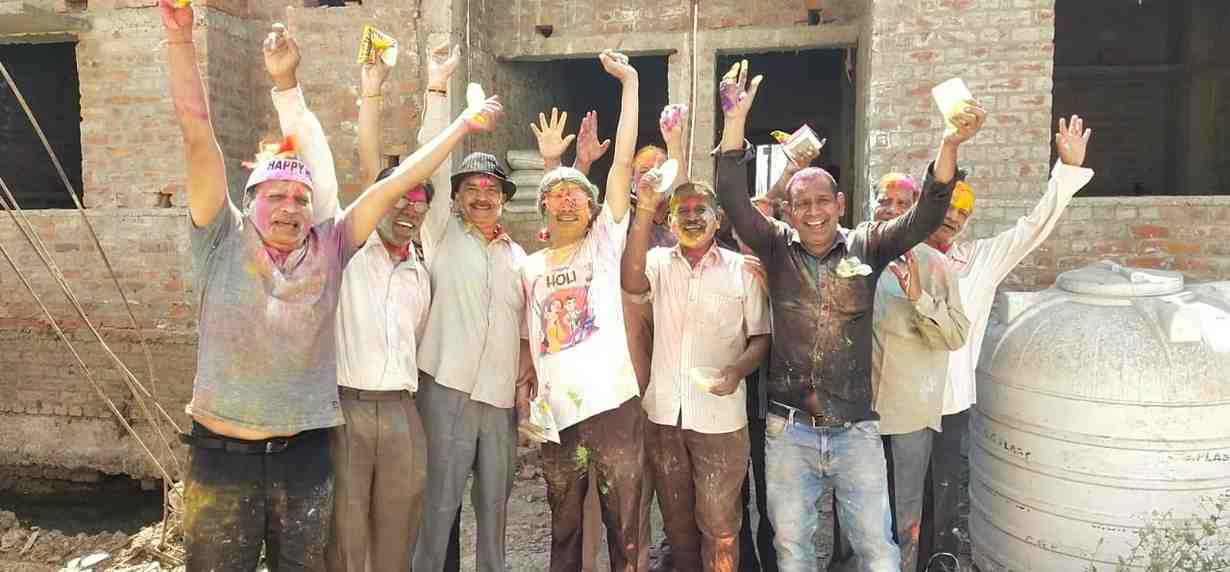 गणपति विहार दुर्ग में रही होली की धूम गणपति विहार दुर्ग में रही होली की धूम