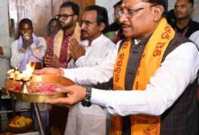 मुख्यमंत्री विष्णु देव साय ने जगन्नाथ मंदिर में की पूजा-अर्चना