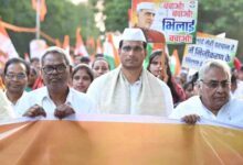 भिलाई बचाओ आंदोलन के दूसरे चरण में सैकडों परिवार उतरे सड़क पर