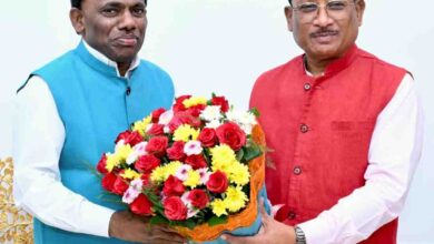 मुख्यमंत्री विष्णु देव साय से गोवा के खेल एवं जनजातीय कल्याण मंत्री रमेश तावड़कर ने की सौजन्य भेंट