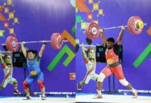 भारोत्तोलन के 94 किलोग्राम पुरुष वर्ग में अरुणाचल के लालू ताकू ने मारी बाजी