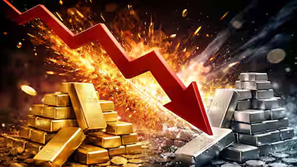 Gold-Silver ETFs में भारी गिरावट, 2 महीने में 40% रिटर्न गंवाया, निवेशक अब क्या करें? Gold-Silver ETFs में भारी गिरावट, 2 महीने में 40% रिटर्न गंवाया, निवेशक अब क्या करें?