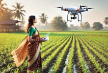 आधुनिक खेती में महिलाओं का बढ़ता कदम, आगर की रीना बनीं ड्रोन सखी, ड्रोन तकनीक से बदली तस्वीर