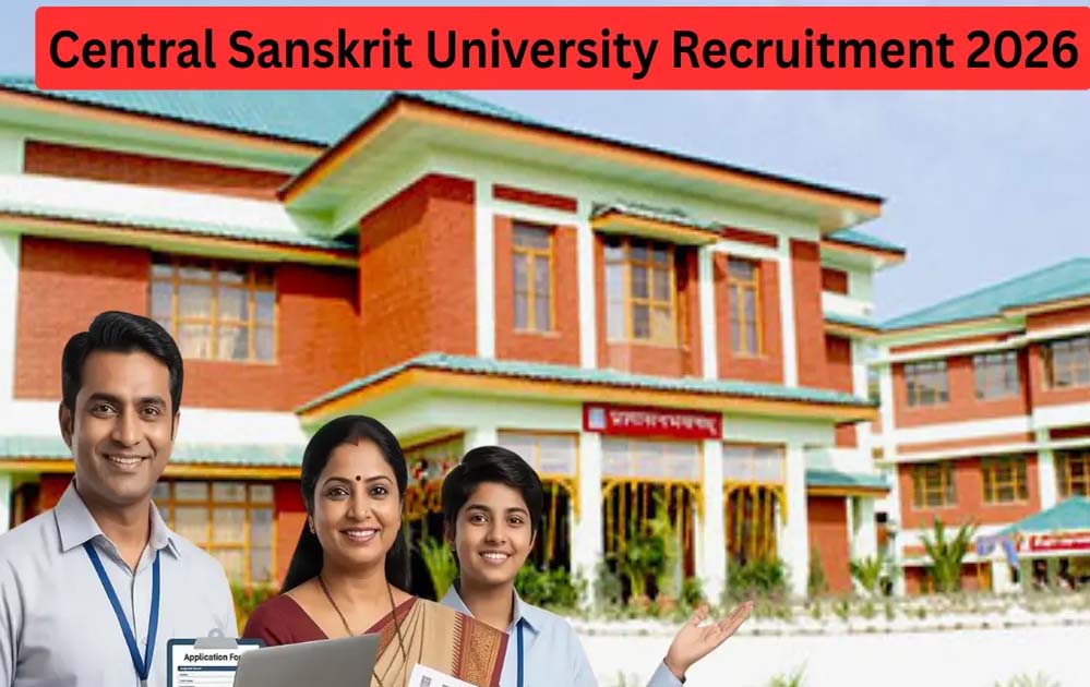 केंद्रीय संस्कृत विश्वविद्यालय में 144 नॉन-टीचिंग पदों पर भर्ती, आवेदन की अंतिम तिथि 16 अप्रैल केंद्रीय संस्कृत विश्वविद्यालय में 144 नॉन-टीचिंग पदों पर भर्ती, आवेदन की अंतिम तिथि 16 अप्रैल