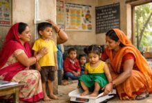 फरवरी में बच्चों की पोषण स्थिति में सुधार, 1.43 करोड़ बच्चों का हुआ परीक्षण
