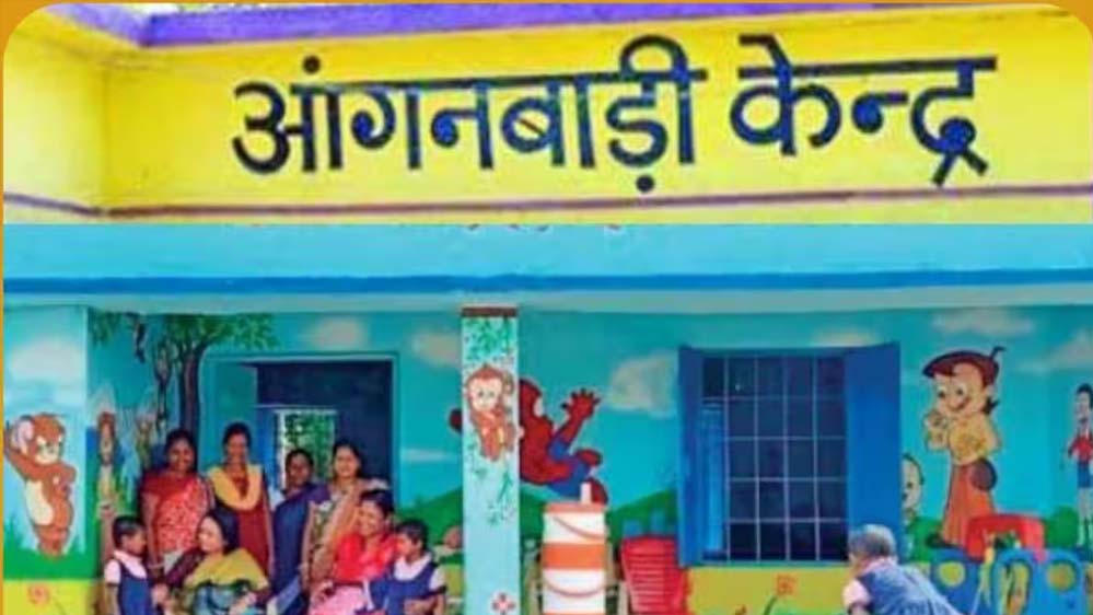 मध्यप्रदेश में पहली बार आंगनवाड़ी बच्चों का विद्यारंभ समारोह