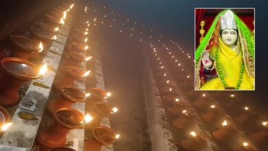 मां कन्हाई परमेश्वरी मंदिर में 126 ज्योत प्रज्वलित