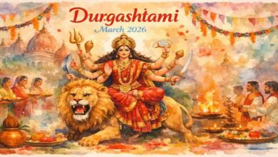 Durga Ashtami 2026: चैत्र नवरात्र की महाअष्टमी पर कन्या पूजन का मुहूर्त, जानें समय Durga Ashtami 2026: चैत्र नवरात्र की महाअष्टमी पर कन्या पूजन का मुहूर्त, जानें समय