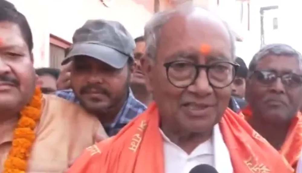 कांग्रेस नेता दिग्विजय सिंह ने अयोध्या में किया रामलला का दर्शन, कहा – मैंने राम मंदिर का विरोध नहीं किया
