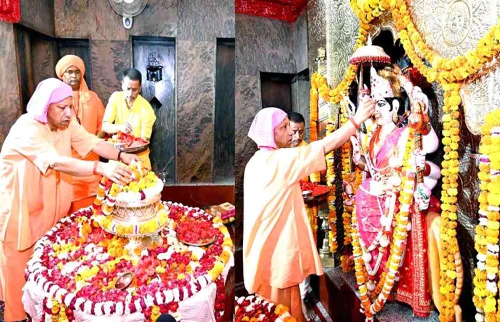 मुख्यमंत्री ने किए मां पाटेश्वरी के दर्शन मुख्यमंत्री ने किए मां पाटेश्वरी के दर्शन