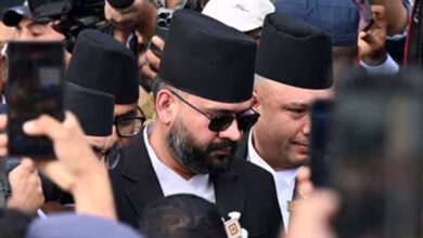 नेपाल में बालेन युग की शुरुआत! बालेंद्र शाह ने ’12:34′ के शुभ मुहूर्त में ली प्रधानमंत्री पद की शपथ नेपाल में बालेन युग की शुरुआत! बालेंद्र शाह ने ’12:34′ के शुभ मुहूर्त में ली प्रधानमंत्री पद की शपथ