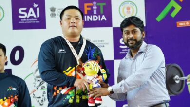 भारत्तोलन पुरुष 88 किग्रा वर्ग में अरुणाचल के रुबा ताडु बने चैंपियन