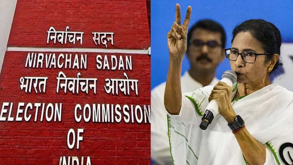 चुनाव आयोग के रडार पर ममता: CRPF जवानों को धमकाने का आरोप, भाषण पर मांगी रिपोर्ट चुनाव आयोग के रडार पर ममता: CRPF जवानों को धमकाने का आरोप, भाषण पर मांगी रिपोर्ट