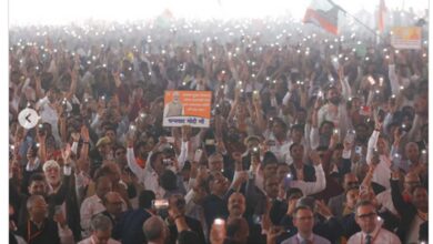 जेवर में उमड़ा जन-सैलाब, मोदी-योगी के नारों की गूंज