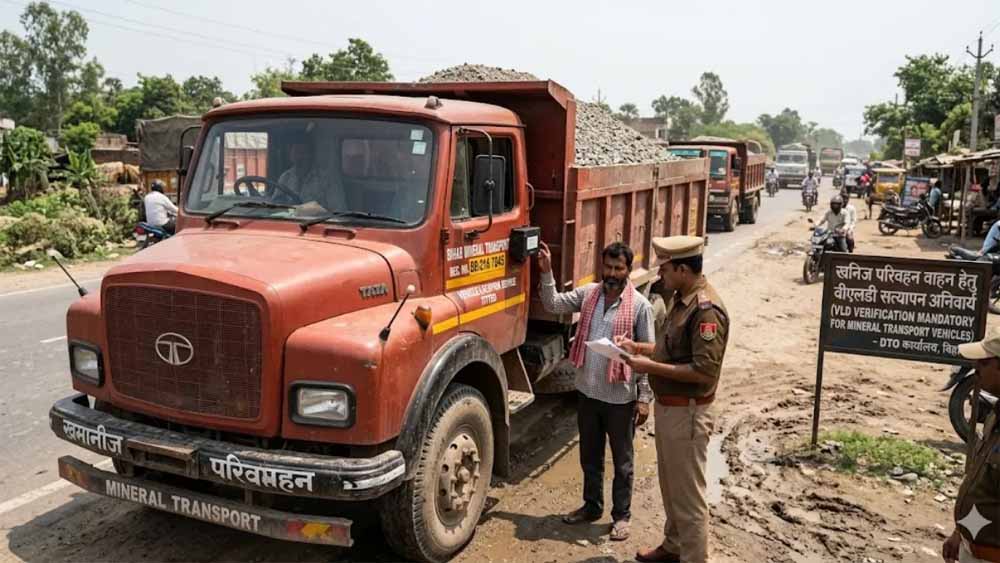 बिहार में खनिज परिवहन पर सख्ती: वाहनों के लिए VLD अनिवार्य, DTO करेगा वेरिफिकेशन