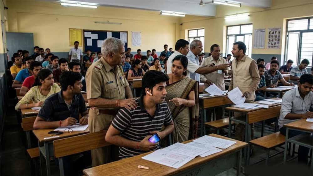 ब्लूटूथ से नकल करते 10 छात्र पकड़े, मुंगेली का परीक्षा केंद्र विश्वविद्यालय ने किया निरस्त