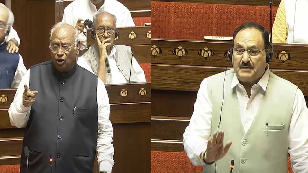 वहीं बैठे रहोगे और घटते चले जाओगे, राज्यसभा में विपक्ष के वॉकआउट पर भड़के नड्डा