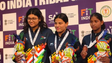 कर्नाटक के तैराक मणिकांता ने स्वर्ण पदकों की हैट्रिक पूरी की, छत्तीसगढ़ की अनुष्का भगत ने जीता दूसरा पदक