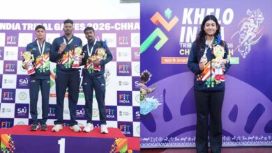 खेलो इंडिया ट्राइबल गेम्स (तीसरा दिन)रू कर्नाटक का दबदबा कायम मणिकांता एल बने स्टार