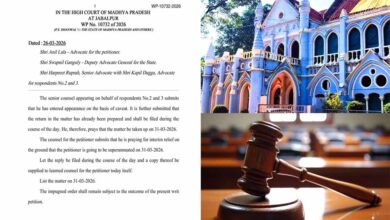 धनवाल की याचिका पर जबलपुर उच्च न्यायालय ने नहीं दिया स्थगन