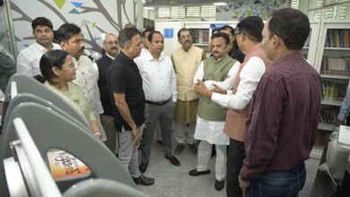 उप मुख्यमंत्री शुक्ल ने रायपुर की नालंदा लाइब्रेरी के मॉडल को सराहा उप मुख्यमंत्री शुक्ल ने रायपुर की नालंदा लाइब्रेरी के मॉडल को सराहा