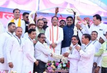 मुख्यमंत्री  विष्णु देव साय कबीर मठ आश्रम में आयोजित अखिल भारतीय सद्गुरु कबीर संत सम्मेलन में हुए शामिल