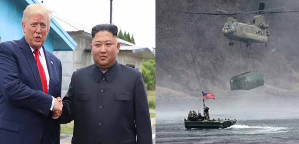 अब किम जोंग से पंगा ले रहे डोनाल्ड ट्रंप, हजारों सैनिकों की शुरू कर दी मिलिट्री ड्रिल अब किम जोंग से पंगा ले रहे डोनाल्ड ट्रंप, हजारों सैनिकों की शुरू कर दी मिलिट्री ड्रिल