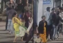 नवविवाहिता की मौत पर बवाल: अस्पताल गेट पर भिड़े दो पक्ष, वीडियो वायरल