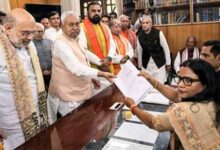 जेपी के आदर्शों पर चल रहे नीतीश, जंगलराज से दिलाई मुक्ति: नामांकन के बाद अमित शाह का बड़ा बयान