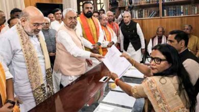 जेपी के आदर्शों पर चल रहे नीतीश, जंगलराज से दिलाई मुक्ति: नामांकन के बाद अमित शाह का बड़ा बयान