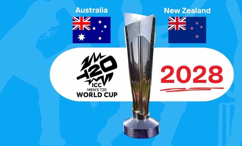 ऑस्ट्रेलिया-न्यूजीलैंड की मेजबानी में होगा अगला टी20 विश्वकप, क्रिकेट फैंस के लिए बड़ी खबर ऑस्ट्रेलिया-न्यूजीलैंड की मेजबानी में होगा अगला टी20 विश्वकप, क्रिकेट फैंस के लिए बड़ी खबर