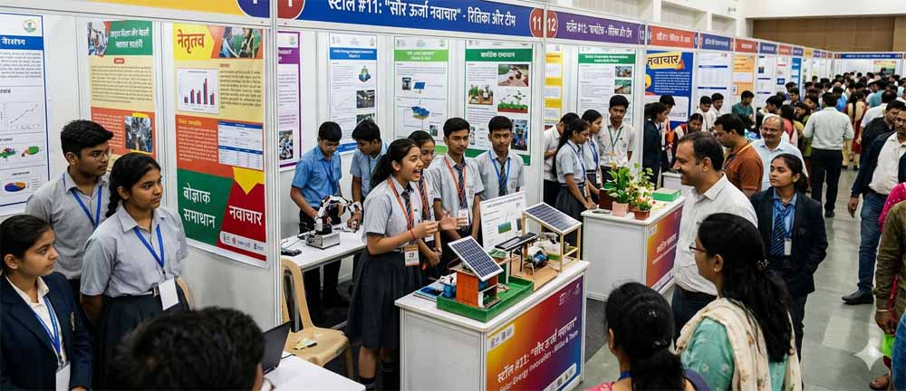 22 स्टॉलों में दिखी नवाचार, विज्ञान और नेतृत्व की झलक 22 स्टॉलों में दिखी नवाचार, विज्ञान और नेतृत्व की झलक