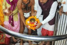 मुख्यमंत्री डॉ. यादव ने ममलेश्वर में जलाभिषेक एवं पूजन किया