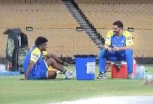CSK कैंप में पहुंचे संजू सैमसन, एमएस धोनी से लंबी बातचीत का वीडियो वायरल