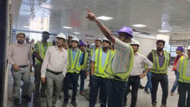 इंदौर मेट्रो को मिली हरी झंडी, जल्द मालवीय नगर तक दौड़ेगी ट्रेन, खामियां दुरुस्त करने का काम जारी इंदौर मेट्रो को मिली हरी झंडी, जल्द मालवीय नगर तक दौड़ेगी ट्रेन, खामियां दुरुस्त करने का काम जारी