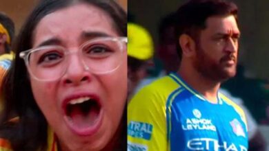 MS Dhoni को चेपॉक में देखकर भावुक हुई फैन, रोते हुए वीडियो ने जीता दिल