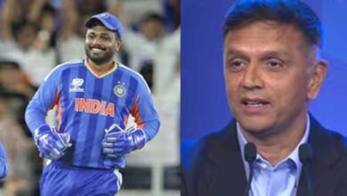 संजू सैमसन की चमक से खुश राहुल द्रविड़, बोले- टूर्नामेंट में ऐसा करना आसान नहीं संजू सैमसन की चमक से खुश राहुल द्रविड़, बोले- टूर्नामेंट में ऐसा करना आसान नहीं