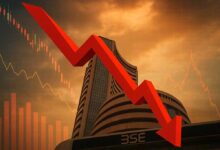 शेयर बाजार में भारी भूचाल: सेंसेक्स 2496 अंक लुढ़का, निफ्टी 775 अंक टूटा