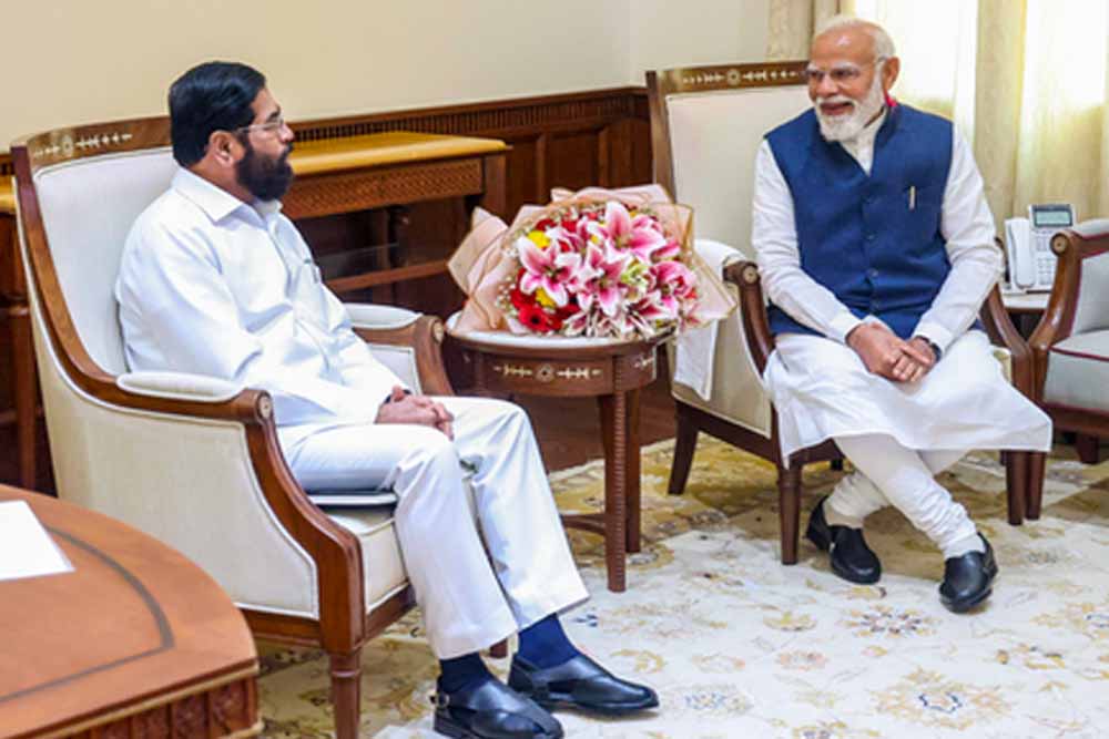 पीएम मोदी से मिले Eknath Shinde, मिडिल ईस्ट युद्ध समेत अहम मुद्दों पर चर्चा