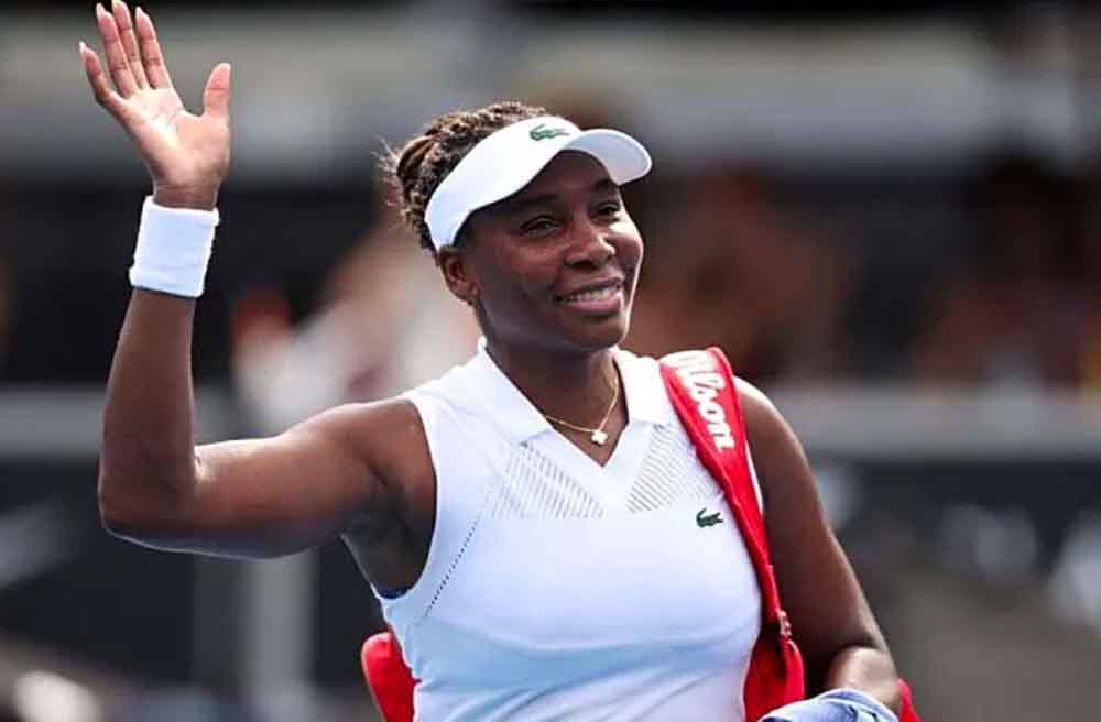 वीनस विलियम्स पहले दौर में बाहर